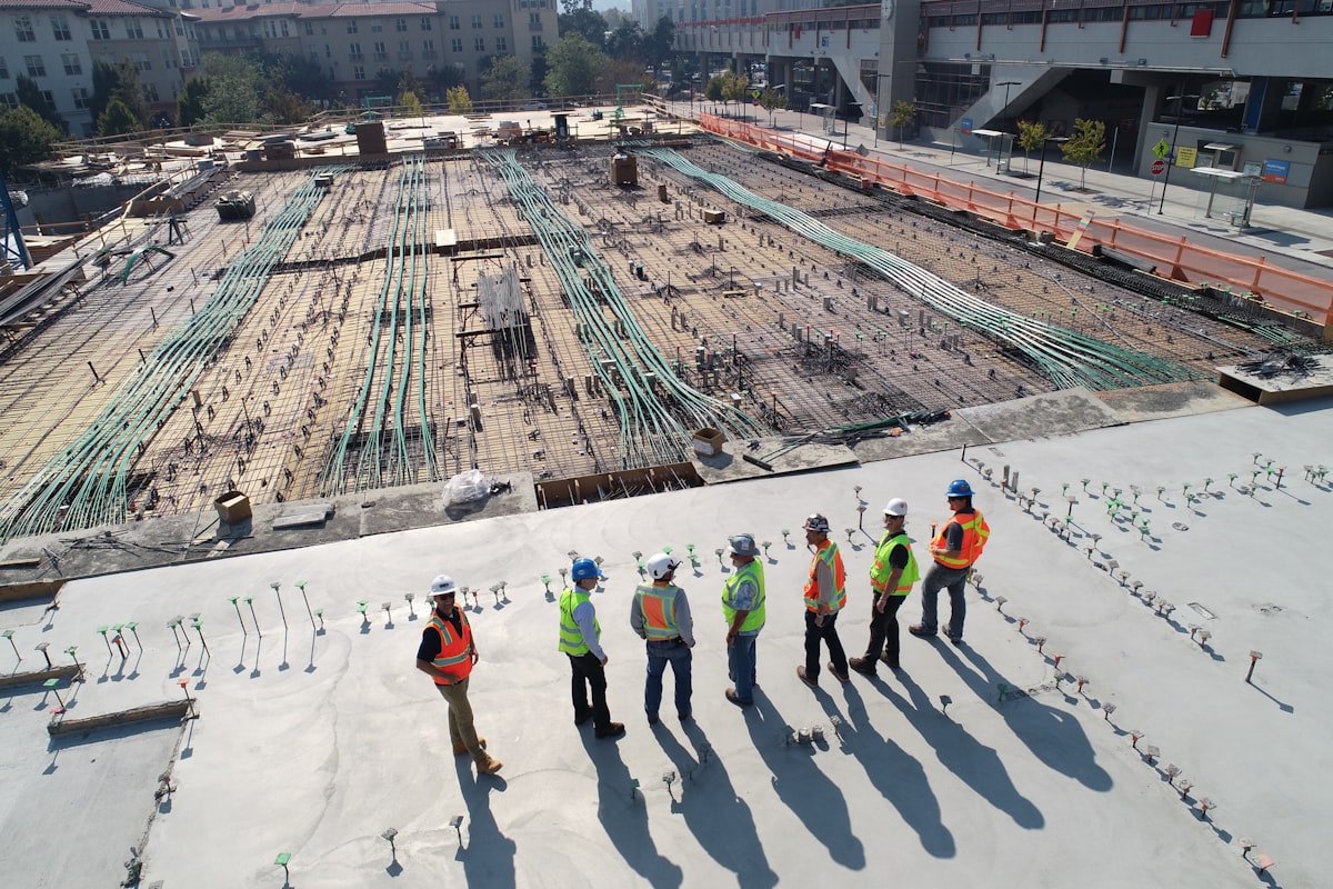 Brightest Edge site team on a construction project